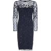 image:imageAdrianna Papell Short Beaded Dress DressNavyBlack