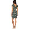 image:imageAdrianna Papell Womens Aubrey LACE Sheath Dress HunterBisque 16