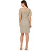 image:imageAdrianna Papell Womens Beaded Cocktail DressFrosted Sage