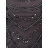 image:imageAdrianna Papell Womens Beaded Cocktail DressGunmetal