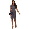 image:imageAdrianna Papell Womens Beaded Cocktail DressGunmetal