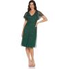 image:imageAdrianna Papell Womens Beaded Flutter DressDusty Emerald
