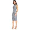image:imageAdrianna Papell Womens Embroidered Lace Midi DressLight Blue