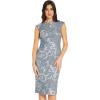 image:imageAdrianna Papell Womens Embroidered Lace Midi DressLight Blue
