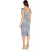 image:imageAdrianna Papell Womens Embroidered Lace Midi DressLight Blue