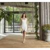 image:imageAdrianna Papell Womens Petal Crepe SheathIvory