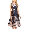 image:imageAdrianna Papell Womens Short Jacquard DressNavyBlush