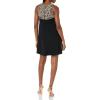 image:imageAidan Mattox by Adrianna Papell Womens Sleeveless Short DressBlack Multi
