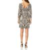 image:imageAidan by Aidan Mattox Womens 34 Sleeve CocktailBlackIvory