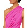 image:imageWomens One Shoulder Pleated MidiMagenta