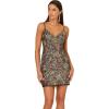 image:imageAdrianna Papell Womens Beaded Short DressBlack Multi