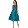 image:imageAdrianna Papell Womens Tea Length DressBlue Multi
