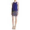 image:imageAidan Mattox Womens Chiffon Halter Bouson Bodice with Lace SkirtNavy