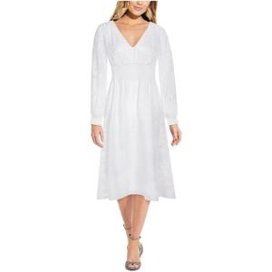 image:imageAdrianna Papell Womens Chiffon Midi DressIvory
