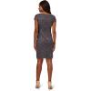 image:imageAdrianna Papell Womens Beaded Cocktail Dress Gunmetal 14
