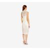 image:imageAdrianna Papell Womens Beaded Mock Neck CocktailIvory