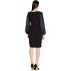 image:imageAdrianna Papell Womens Draped Jersey Cocktail DressBlack