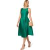 image:imageAdrianna Papell Womens Sleeveless MidLength Party Dress with VBackVivid Emerald