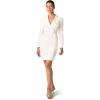 image:imageAdrianna Papell Crepe Tuxedo Sheath DressIvory