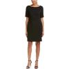 image:imageAdrianna Papell Micro Ottoman Lace Up Sheath DressBlack