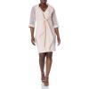 image:imageAdrianna Papell Womens Organza and Crepe Jacket DressBlush