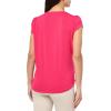 image:imageAdrianna Papell Womens Tulip Sleeve Knit TopBright Pink