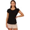 image:imageAdrianna Papell Womens Tulip Sleeve Knit TopBlack