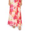 image:imageAdrianna Papell ONE Shoulder Chiffon Gown IvoryPink Multi 18