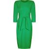 image:imageAdrianna Papell Womens Bow Sheath Dress with Three Quarter SleevesVivid Green