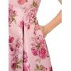 image:imageAdrianna Papell Womens Jacquard Flared DressBlush Multi