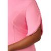 image:imageAdrianna Papell Womens Knit Crepe Pearl Midi Dress  Knee Length Cocktail Dress with Pearl Trim amp Tailored FitCherry Blossom