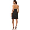 image:imageAidan Mattox Womens Beaded Halter Swing DressBlack
