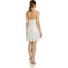 image:imageAidan Mattox Womens Beaded Halter Swing DressIvorySilver