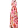 image:imageAdrianna Papell Womens Floral Chiffon Ring GownPinkOrange Multi