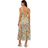 image:imageAidan Mattox Womens Fit and Flare Printed TDressCoral Multi