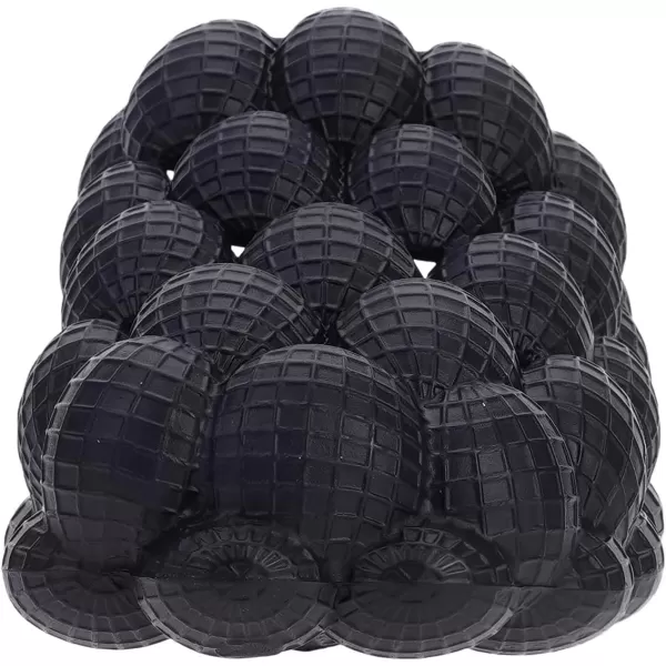 BRONAX Bubble Slides for Adults and Kids  Ultra Cushioned Funny Lychee Massage SlippersBlack
