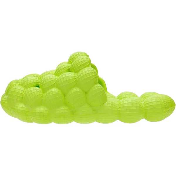 BRONAX Bubble Slides for Adults and Kids  Ultra Cushioned Funny Lychee Massage SlippersGreen