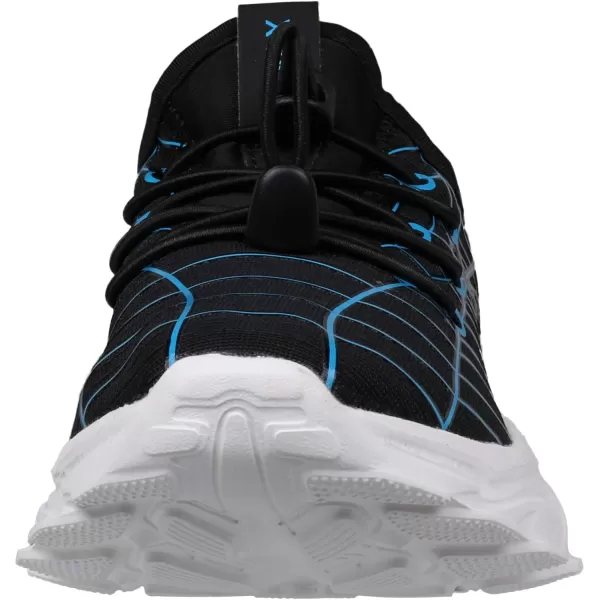 BRONAX LittleBig Boys Tennis Shoes  Comfortable amp Lightweight Sneakers for KidsBlackBlue