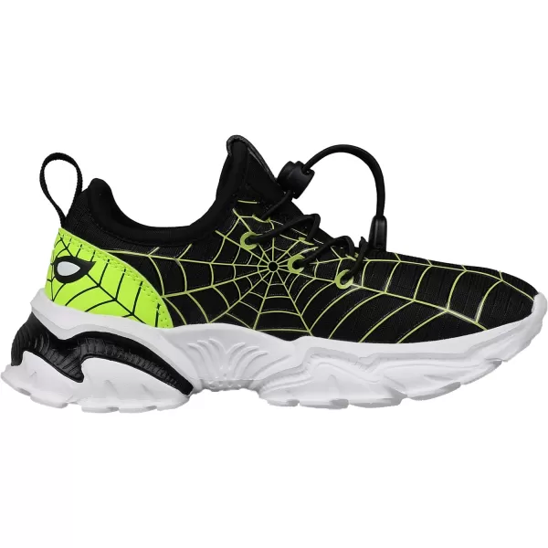 BRONAX LittleBig Boys Tennis Shoes  Comfortable amp Lightweight Sneakers for KidsBlackGreen