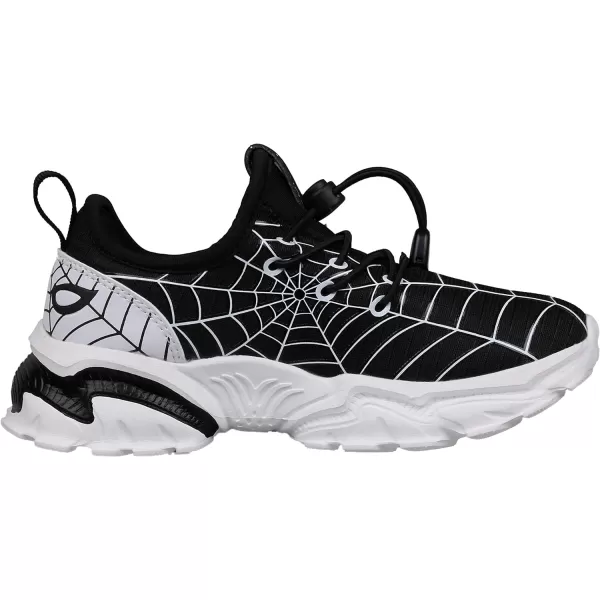 BRONAX LittleBig Boys Tennis Shoes  Comfortable amp Lightweight Sneakers for KidsBlackWhite