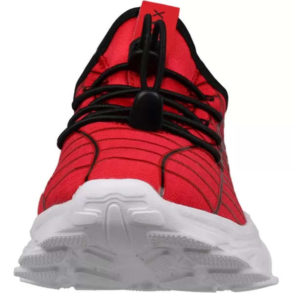 BRONAX LittleBig Boys Tennis Shoes  Comfortable amp Lightweight Sneakers for KidsRedBlack