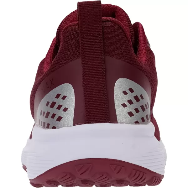 BRONAX Mens Wide Cushioned Supportive Road Running Shoes  Wide Toe Box  Rubber OutsoleS71 Wine Red