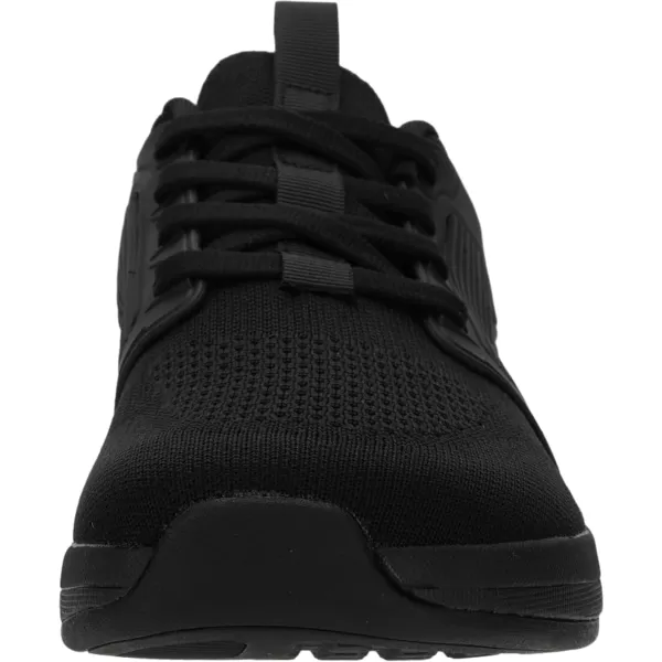 BRONAX Mens Zero Drop Training Shoes with Wide Toe Box  Rubber OutsoleS21  Black