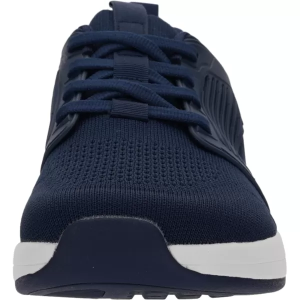 BRONAX Mens Zero Drop Training Shoes with Wide Toe Box  Rubber OutsoleS21  Blue