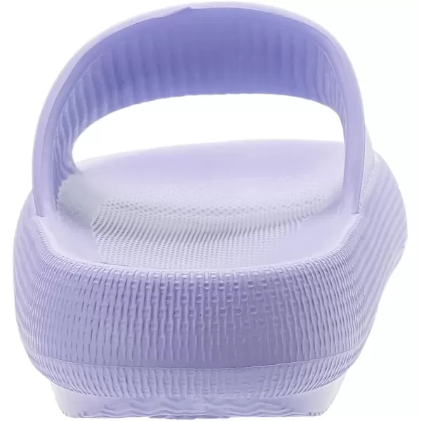 BRONAX Pillow Slippers for Women and Men  House Slides Shower Sandals  Extremely Comfy  Cushioned Thick SoleLight Purple
