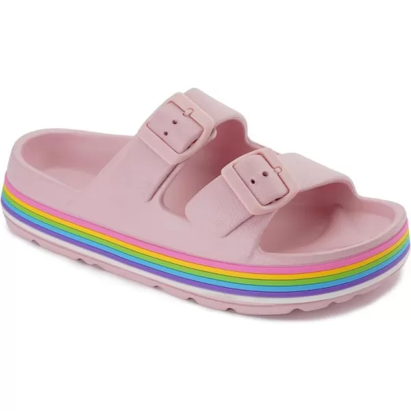 BRONAX Womens Adjustable Two Strap Arch Support Sandals Double Buckle Cloud Slides Size 9 Plantar Fasciitis Orthopedic Orthotic Plastic Pillow Slipper PinkBRONAX Womens Adjustable Two Strap Arch Support Sandals Double Buckle Cloud Slides Size 9 Plantar Fasciitis Orthopedic Orthotic Plastic Pillow Slipper Pink
