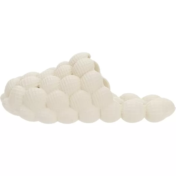 BRONAX Bubble Slides for Adults and Kids  Ultra Cushioned Funny Lychee Massage SlippersBeige