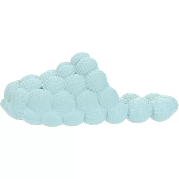 BRONAX Bubble Slides for Adults and Kids  Ultra Cushioned Funny Lychee Massage SlippersBlue