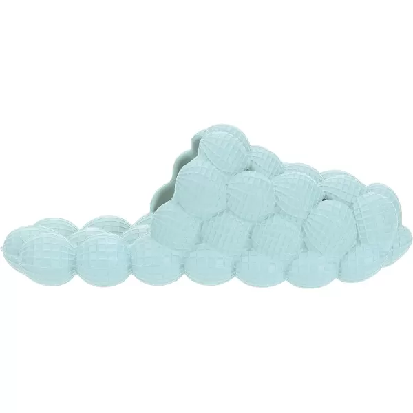BRONAX Bubble Slides for Adults and Kids  Ultra Cushioned Funny Lychee Massage SlippersBlue