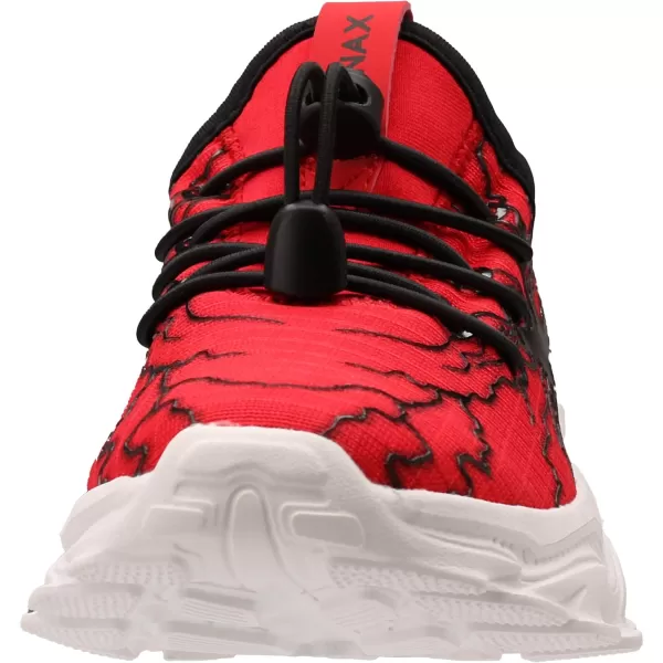BRONAX LittleBig Boys Comfortable Graffiti Personality Tennis ShoesA Red